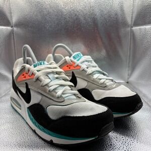 Size 9.5 Nike Air Max Correlate White Black Green Womens Shoes 511417-136